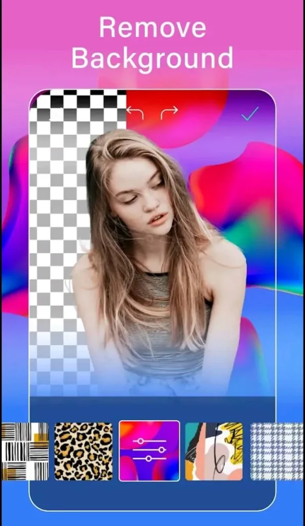 remove image background using youcam perfect mod apk