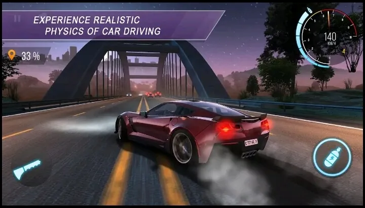 Experience realistic physics of car driving