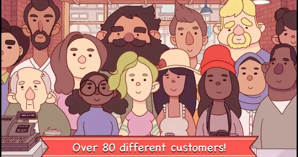 over 80 different customers